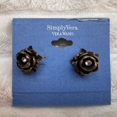Simply Vera By Vera Wang Earrings rose roses Please see photos