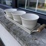 The White Company Herb Pot Trio and Tray Image 2