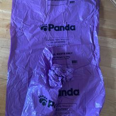 2 panda general waste purple bags