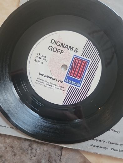 Dignam & Goff 7" (Signed) - Hand Of Love