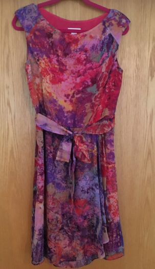 Monsoon L.O.V.E. Collection Silk Midi Dress New