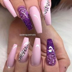 Long Coffin Nail Tips 100 Pcs