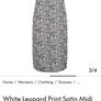NEW LOOK, White Leopard Print dress, Size 10 Image 4