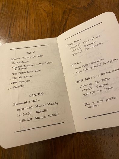 1964 Trinity Ball Catalogue