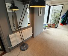large articulated floor lamp
