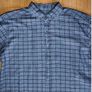 New Men's light denim shirt with black squares Size: Large Condition: New, never worn Image 2