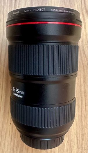 Canon EF 16-35mm Len's, f2.8L iii with a Canon 82mm UV Filter