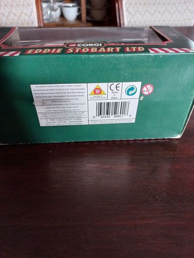Corgi Eddie Stobart Ford Cargo Box Van Fathers Day Gift Present