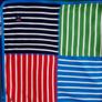 Polarn O Pyret Unisex baby Blanket BLUE limited edition Circus Stripes Image 4