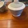27 piece vintage French coffee set c.1930s,in sage green Image 8