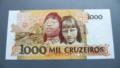 Brazil 1000 Cruzeiros Unc