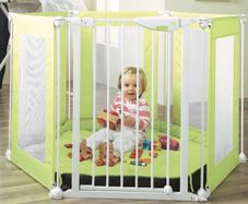 Mothercare Safer Living Soft Play Pen + Room Divider - 6 Panel Lime Green - SH01