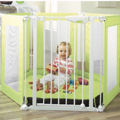 Mothercare Safer Living Soft Play Pen + Room Divider - 6 Panel Lime Green - SH01