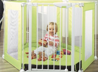 Mothercare Safer Living Soft Play Pen + Room Divider - 6 Panel Lime Green - SH01