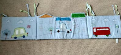 Cot bed bumper
