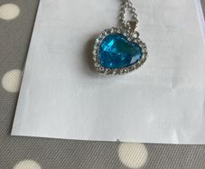 Titanic memorabilia - Heart of the Ocean pendant