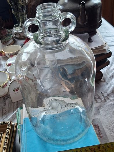 Amber Glass and Clear Glass Demijohn Bottles, Price is for 1 Only,. Postage Available or Collection,