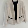 Sandro knitted ivory blazer Image 3