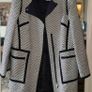 Karen Millen Graphic Tweed Pod Coat UK 14/16, AV Image 2
