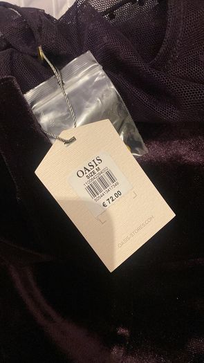 Dress New Oasis deep purple Velvet