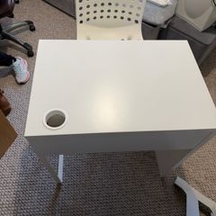 Computer desk and chair