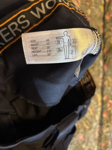 Snickers work trousers.
