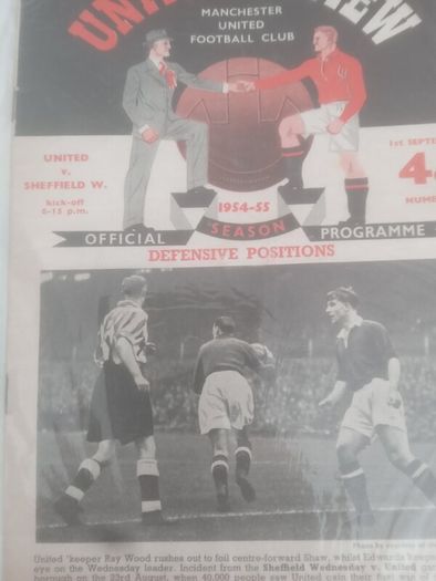 Rare Manchester United Programmes
