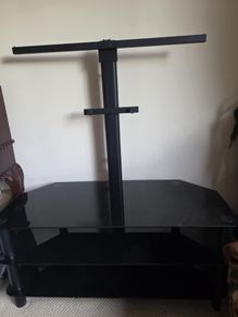 TV glass table