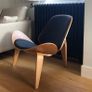 BRAND NEW Replica Lounge Chair, Shell Chair Genuine Single Sofa Chaise for Living Room Image 7