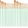 NEW SALE | 20 Pcs Face Paint Brushes for Children Gouache, Watercolor, Acrylic and Oil Painting Image 2
