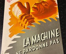 Original 1949 French Industrial Safety Poster