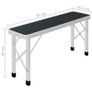 Folding Camping Table with 2 Benches Aluminium - Free Delivery Nationwide Image 7