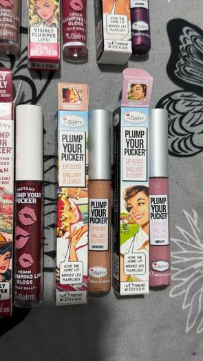 The balm new plump your pucker plumping lipgloss full size genuine