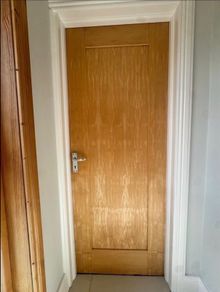 Solid wooden internal door