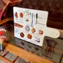 Elegant Retro Graphic French Bread and Cheese Serving Board in Glazed Ceramic Image 5