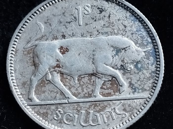 Ireland - 1931 - Shilling - Bull - Silver - KM.6 - [2755]