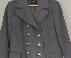 Grey Peacoat