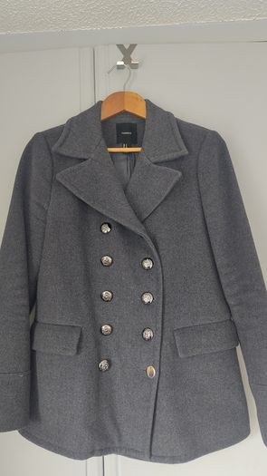 Grey Peacoat