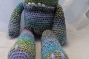 handmade crochet monster