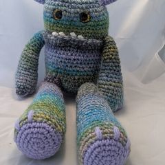 handmade crochet monster