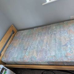 single bed + mattress