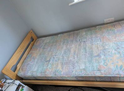single bed + mattress