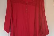 Size 16 red blouse