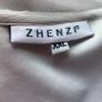 Ladies ZHENZI white floatie chiffon blouse top XXL 24/26 Includes postage Image 6
