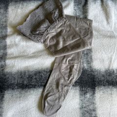 Grey stay up stockings