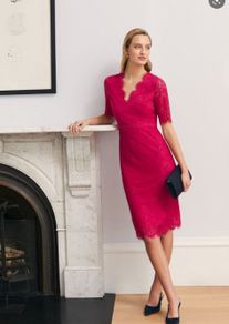 Hobbs Anastasia Lace Shift Dress