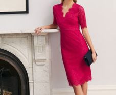 Hobbs Anastasia Lace Shift Dress