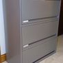 Steel Slider 3 Drawer Filing Cabinets Image 2