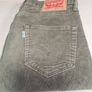 Levis 511 Cords Green Corduroy Pants Trousers Jeans White Tab Size W 28 L 32 Image 2