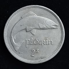 Ireland - 1962 - Florin - Salmon - KM.15a - [509]